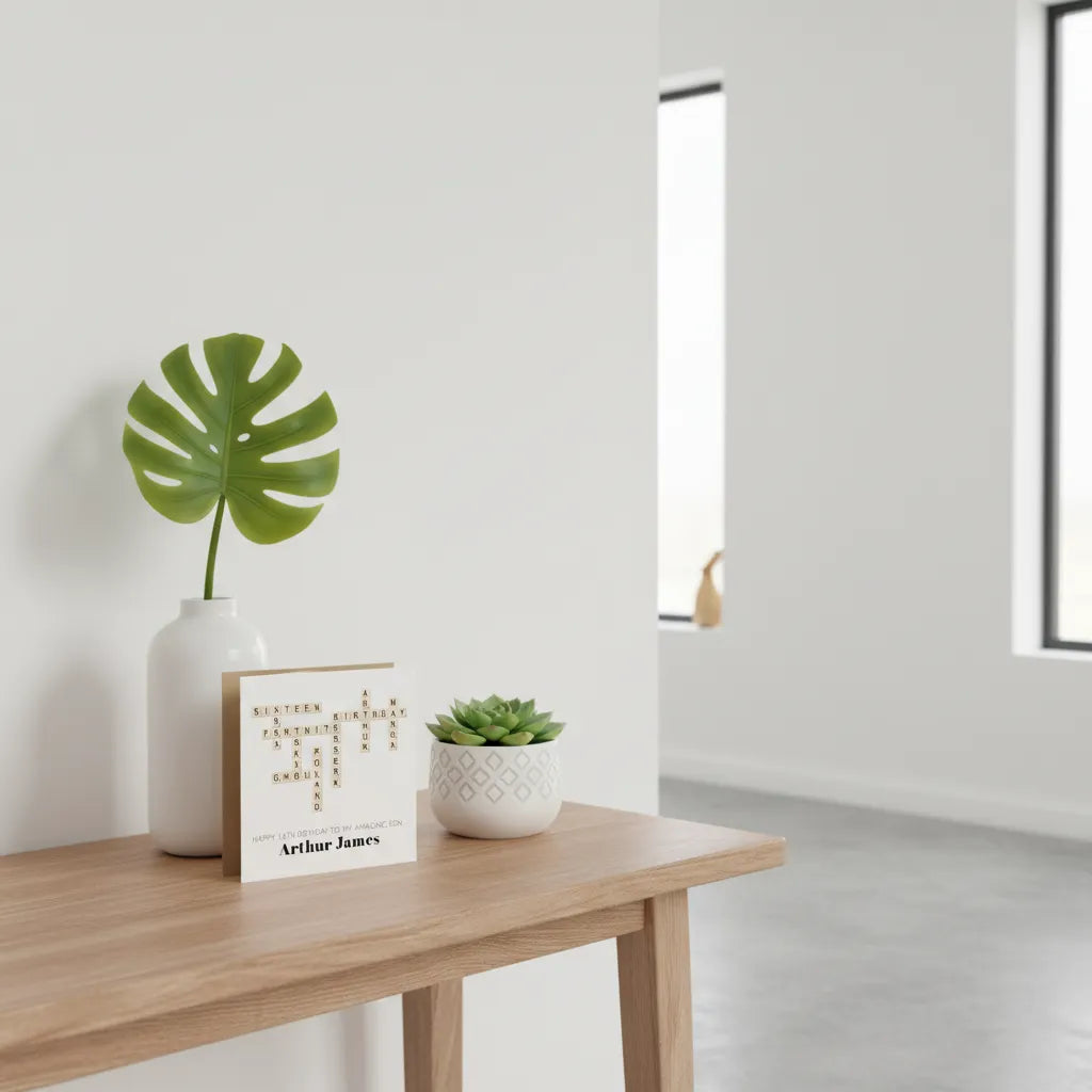 Fun Scrabble Card Neutral