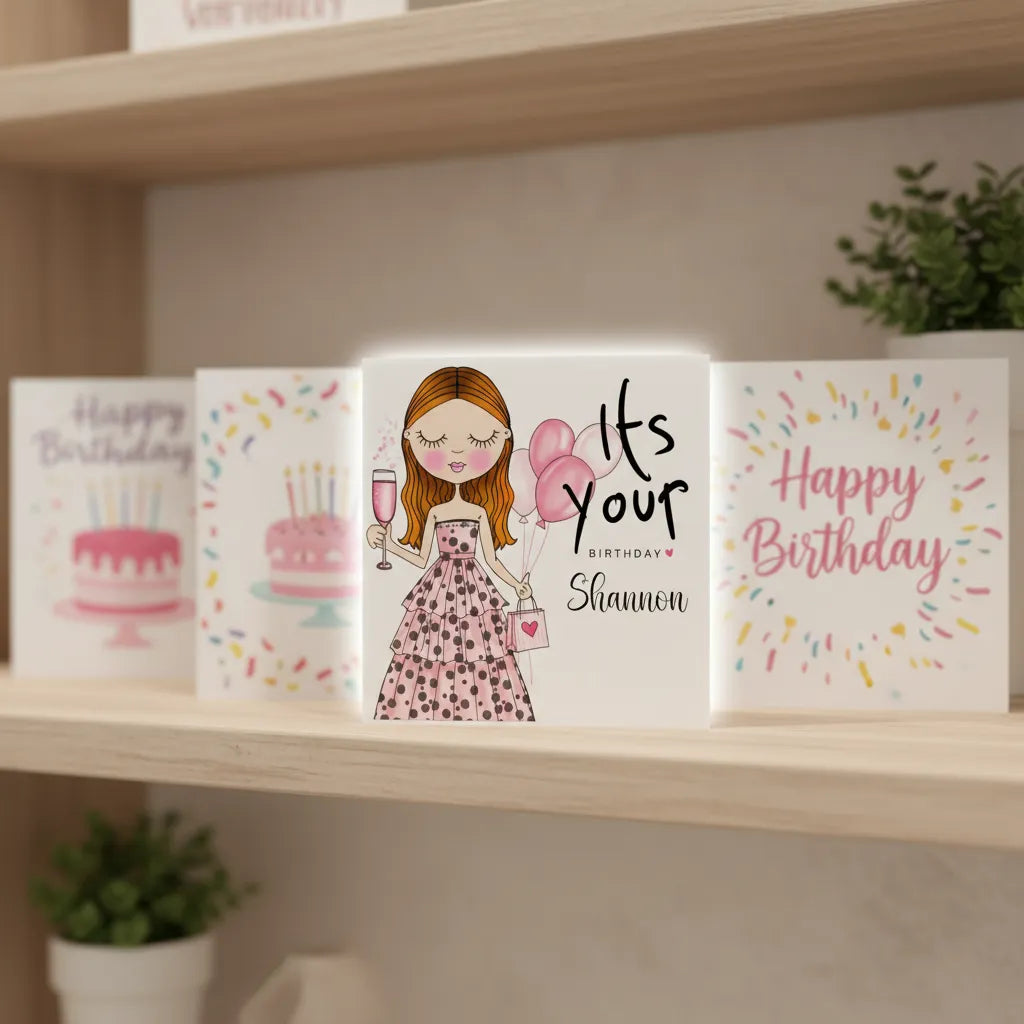 Its Your Birthday - Personalised Card