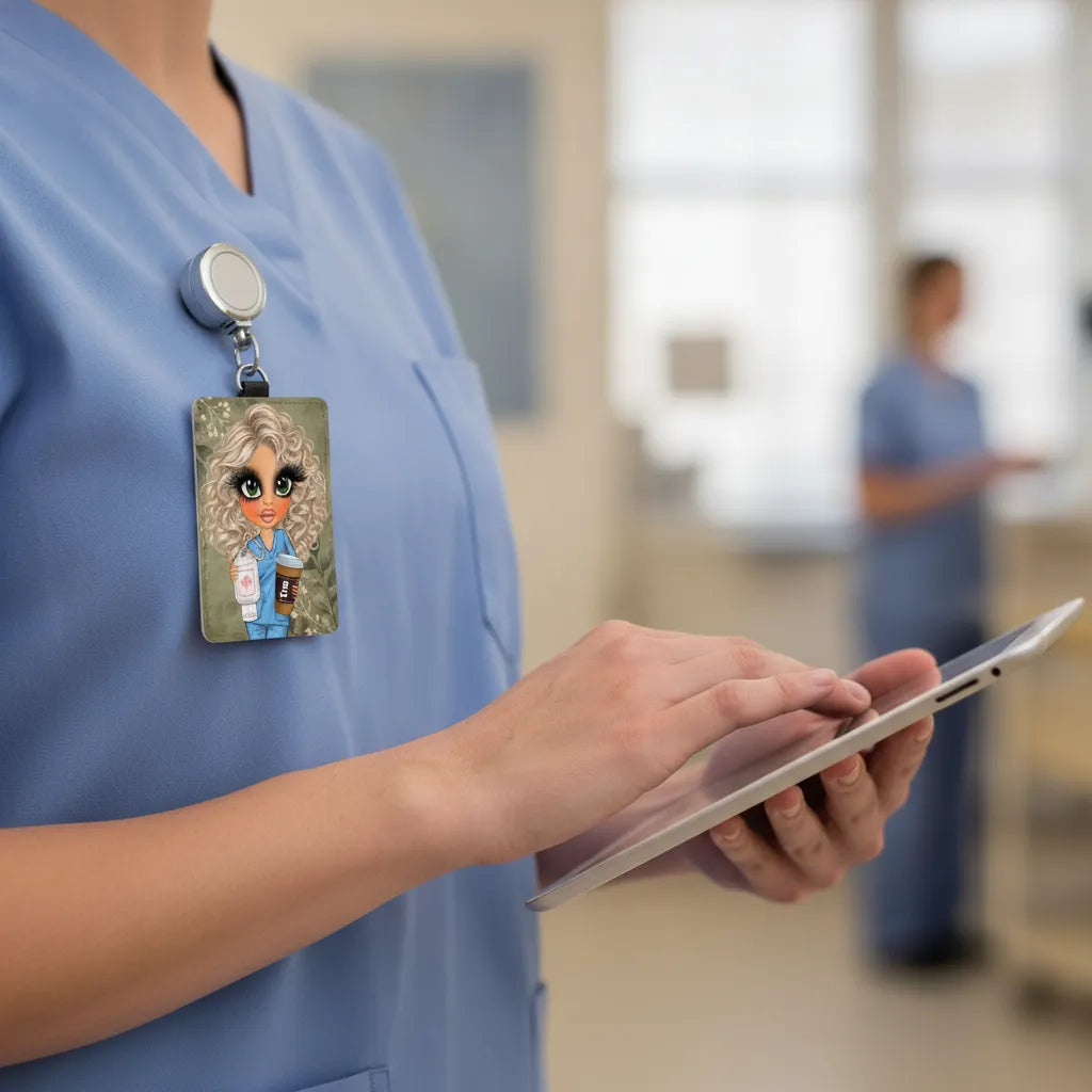 Personalised Healthcare Professional ID Badge Holder