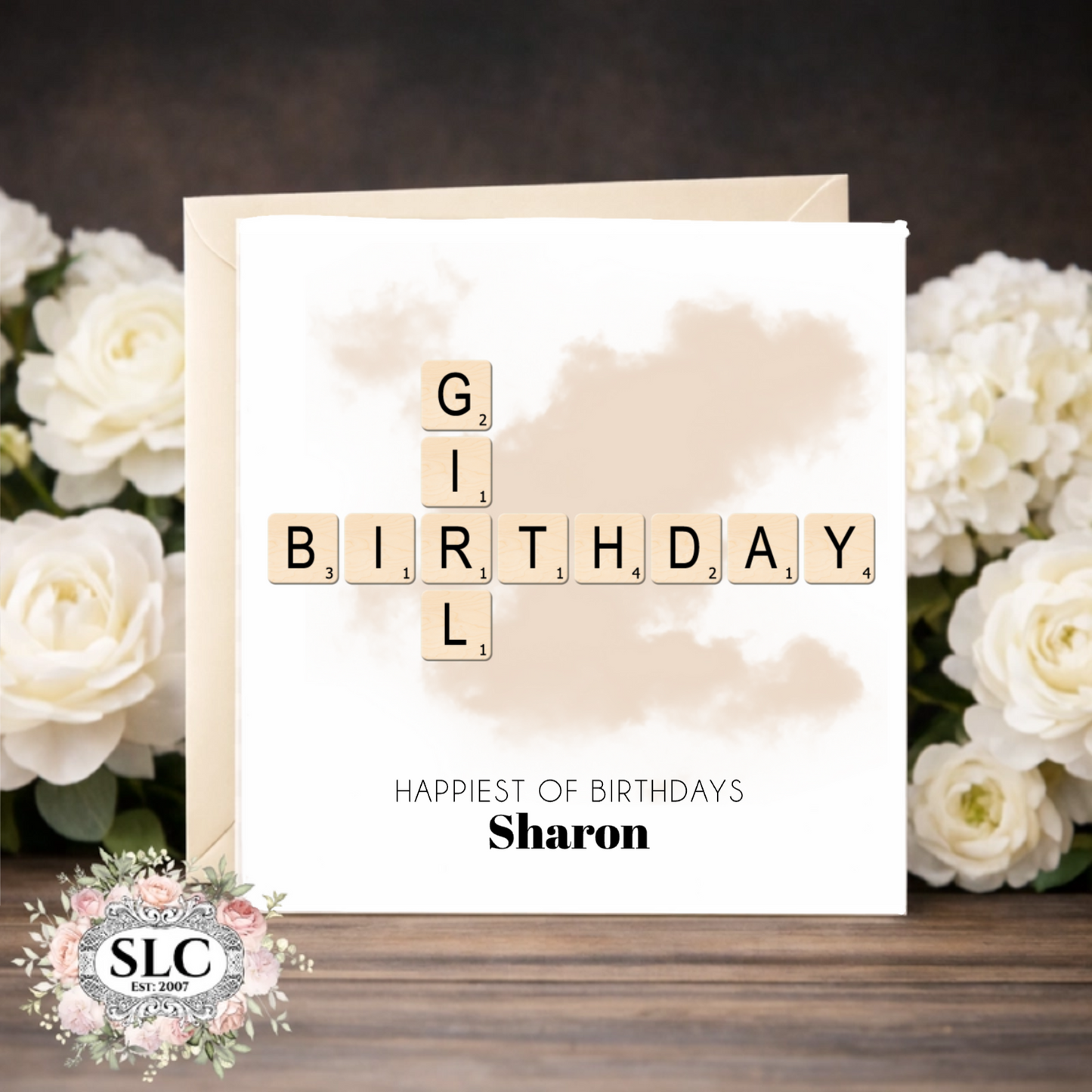 Fun Scrabble Card Neutral