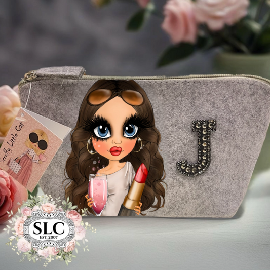 Large Felt Personalised Pouch