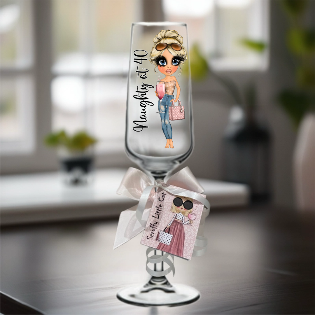 Personalised Champagne Flute
