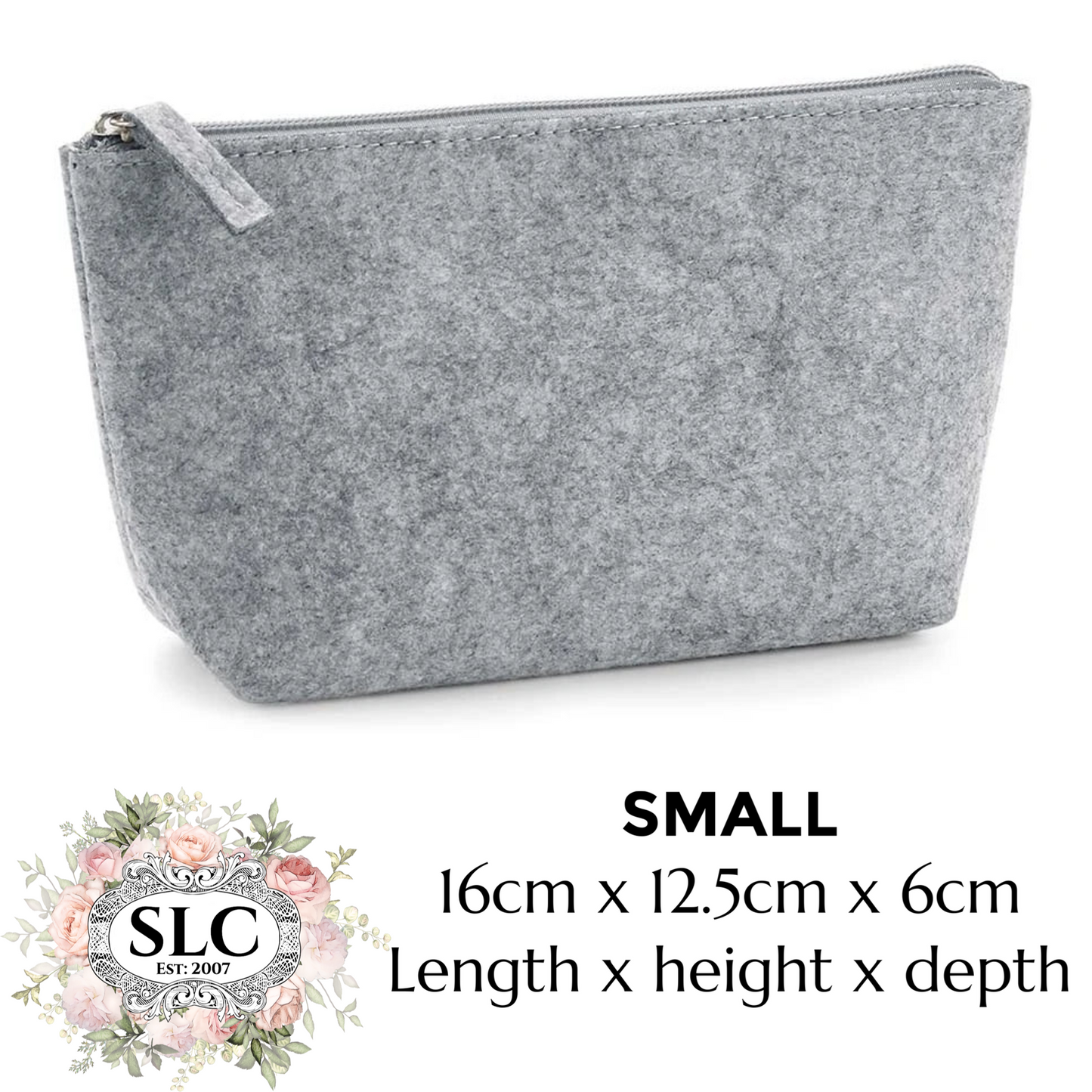 Small Felt Personalised Pouch