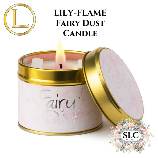 Lily Flame Fairy Dust Scented Candle Tin | 35 Hour Burn