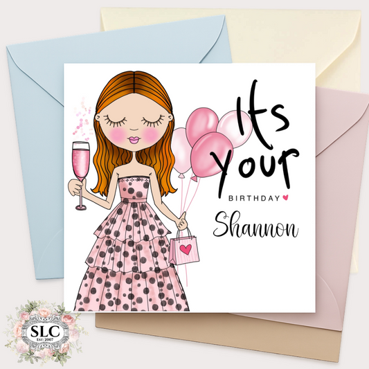 Its Your Birthday - Personalised Card