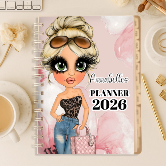 Personalised Spiral Bound 2026 Planner/Diary