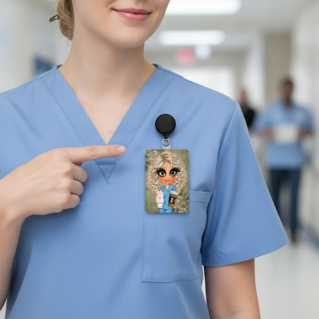 Personalised Healthcare Professional ID Badge Holder